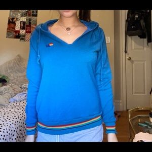 Prism Split Neck Hoodie